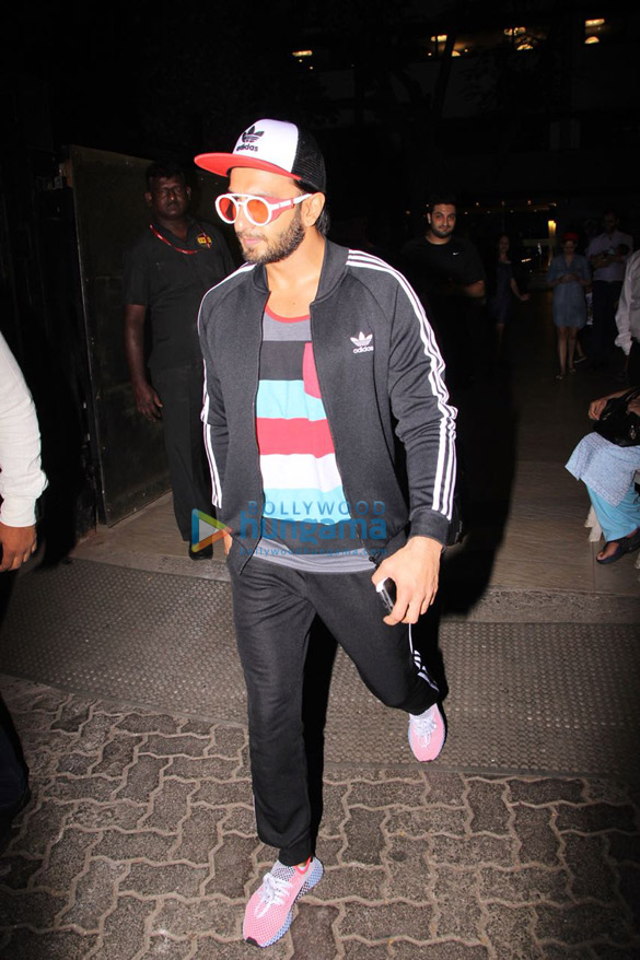 Ranveer Singh spotted at Otters Club in Bandra