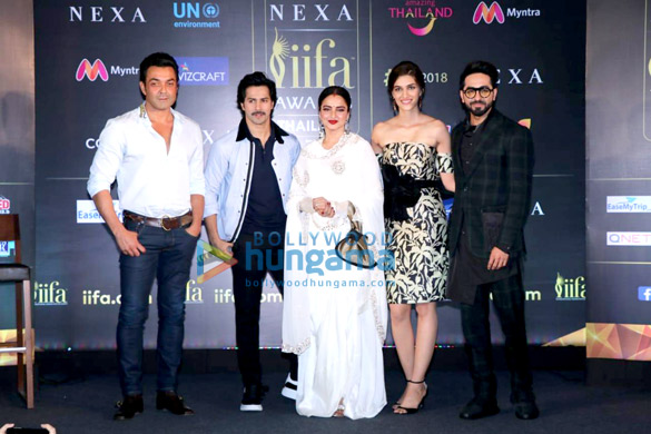 Celebs attend the IIFA 2018 press conference at J W Marriott in Juhu Celebs attend the IIFA 2018 press conference at J W Marriott in Juhu