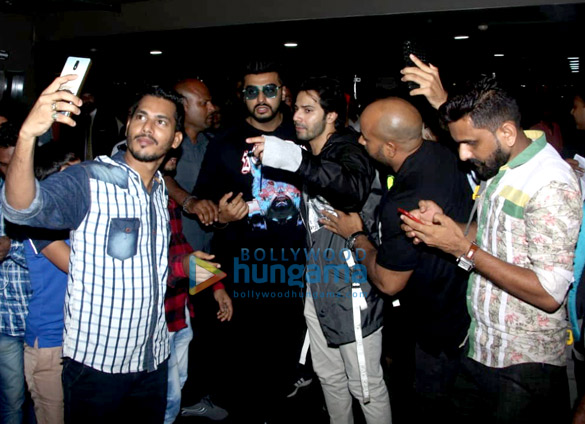 Varun Dhawan, Arjun Kapoor, Parineeti Chopra, Bobby Deol and others snapped at the airport Varun Dhawan, Arjun Kapoor, Parineeti Chopra, Bobby Deol and others snapped at the airport