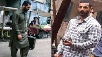 LEAKED! Here’s a glimpse of new avatar of JOHN ABRAHAM while shooting on the streets of Junagarh for Romeo Walter Akbar