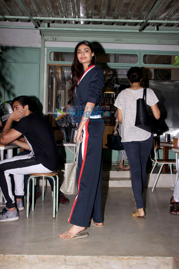 Athiya Shetty snapped at Kitchen Garden