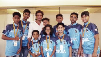 Shah Rukh Khan meets childhood cancer survivors who will represent India at the World Children’s Winners games 2018 in Moscow