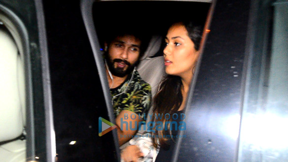 Shahid Kapoor and Mira Rajput snapped in Bandra Shahid Kapoor and Mira Rajput snapped in Bandra