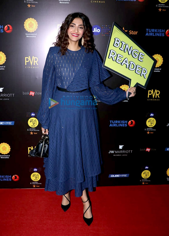 Sonam Kapoor Ahuja at MAMI film festival at JW Marriott juhu