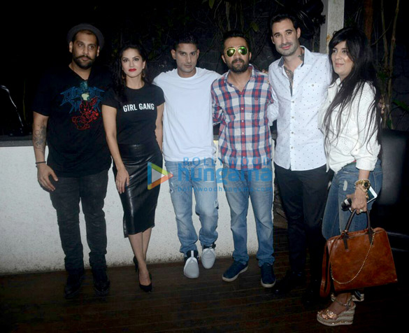 Sunny Leone, Shakti Kapoor, Prateik Babbar and others snapped at B Bar in Juhu Sunny Leone, Shakti Kapoor, Prateik Babbar and others snapped at B Bar in Juhu