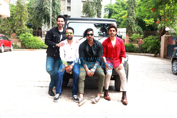 Cast of Paltan snapped promoting the film