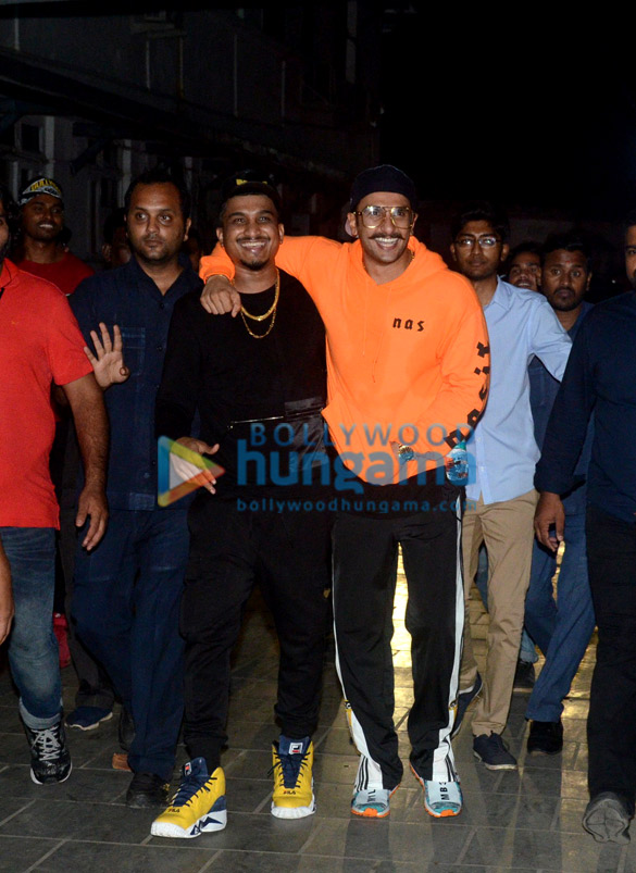 Ranveer Singh snapped at Famous Studio for Gully Fest