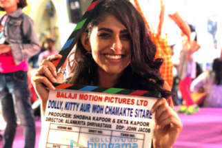 On The Sets Of The Movie Dolly, Kitty Aur Woh Chamakte Sitare