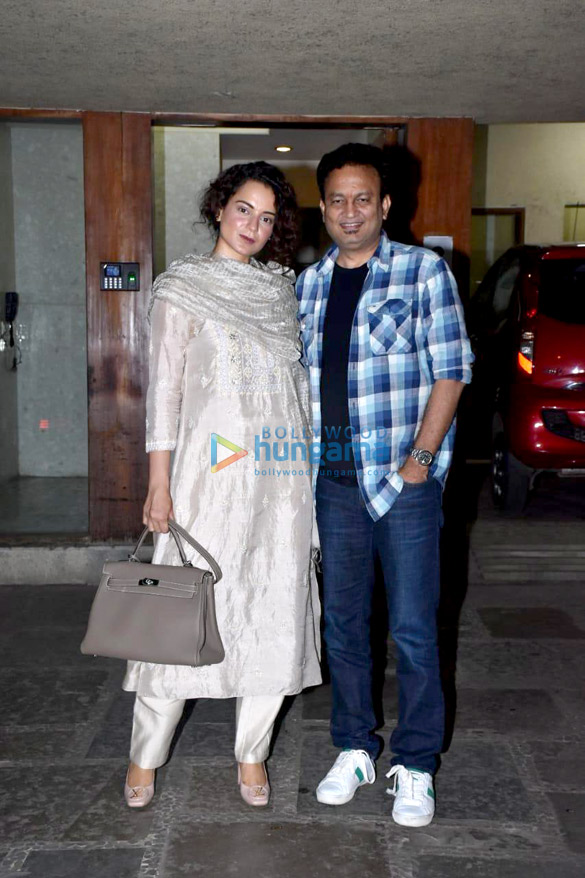 Kangana Ranaut spotted at Kamal Jain’s office