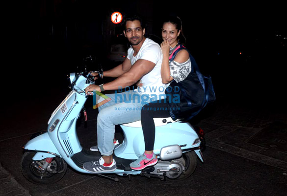 Kim Sharma and Harshvardhan Rane snapped in Mumbai