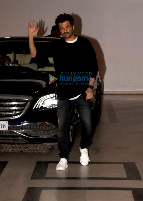 Anil Kapoor, Neha Dhupia, Rajkumar Hirani, Siddharth Roy Kapur and others snapped in Bandra Anil Kapoor, Neha Dhupia, Rajkumar Hirani, Siddharth Roy Kapur and others snapped in Bandra