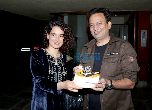 Kangana Ranaut celebrates Kamal Jain’s birthday at his office in Juhu
