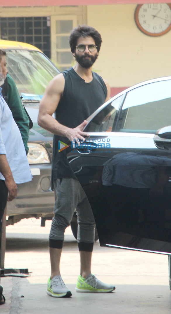 Shahid Kapoor and Taimur Ali Khan snapped in Bandra