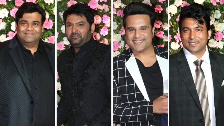 Full cast of The Kapil Sharma Show at Kapil and Ginni’s Wedding Reception Full cast of The Kapil Sharma Show at Kapil and Ginni's Wedding Reception