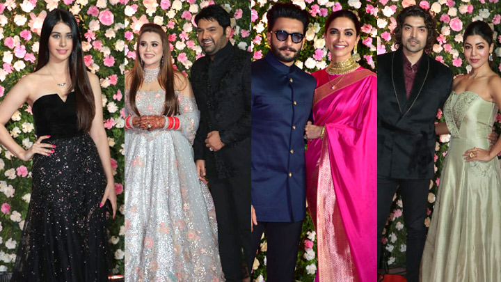 UNCUT: Kapil Sharma Grand Wedding Reception with many Celebs | Ranveer-Deepika, Warina Hussain UNCUT Kapil Sharma Grand Wedding Reception with many Celebs Ranveer-Deepika, Warina Hussain