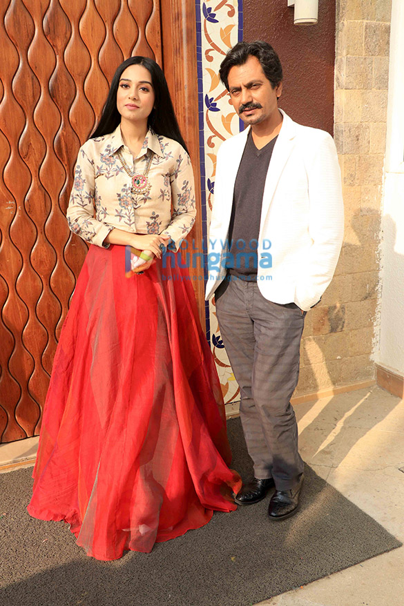 Nawazuddin Siddiqui and Amrita Rao snapped during Thackeray promotions