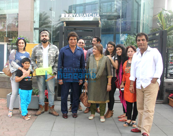 Raj Babbar snapped with family at Yauatcha in BKC