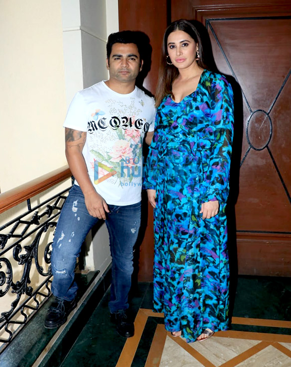 Sachiin Joshi and Nargis Fakhri snapped during Amavas promotions Sachiin Joshi and Nargis Fakhri snapped during Amavas promotions