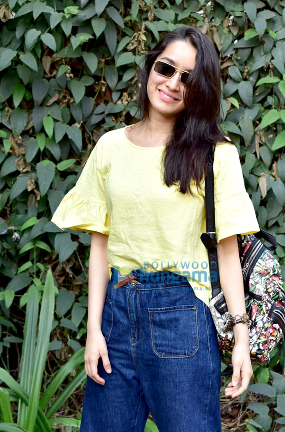 Shraddha Kapoor snapped during a brand shoot in Mumbai