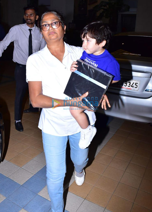 Taimur Ali Khan, Kiaan Raj Kapoor and others snapped at Sea Princess Hotel in Juhu