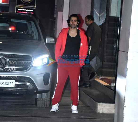 Varun Dhawan and Nushrat Bharucha snapped at the gym