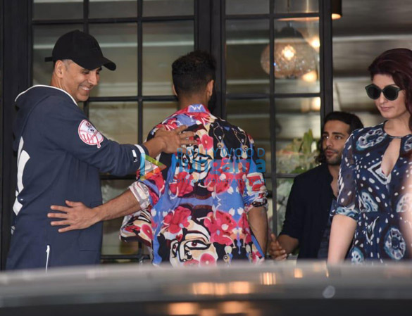 Akshay Kumar and Twinkle Khanna snapped at Soho House, Juhu