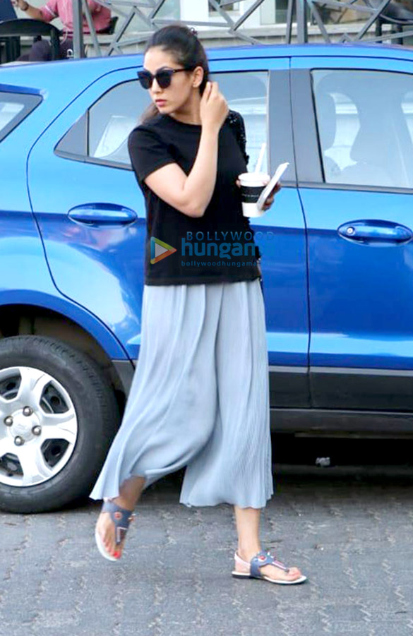 Mira Rajput spotted at a coffee shop in Juhu
