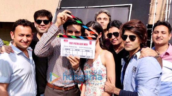 On The Sets Of The Movie Pati Patni Aur Woh