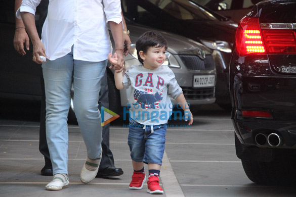 Taimur Ali Khan snapped at a playschool in Bandra