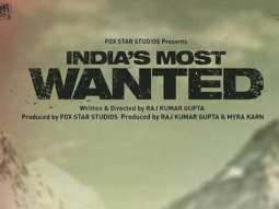 First Look Of The Movie India's Most Wanted