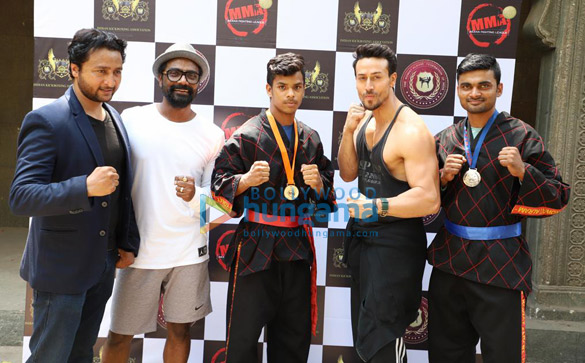 Tiger Shroff and Remo D’Souza snapped at a MMA event