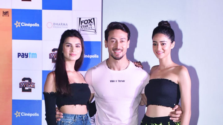 Tiger Shroff, Tara Sutaria and Ananya Panday SPOTTED at JW Marriott, Juhu Tiger Shroff, Tara Sutaria and Ananya Pandey SPOTTED at JW Marriott, Juhu