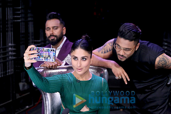 Photos: Kareena Kapoor Khan, Bosco Martis and Raftaar snapped on the sets of Dance India Dance