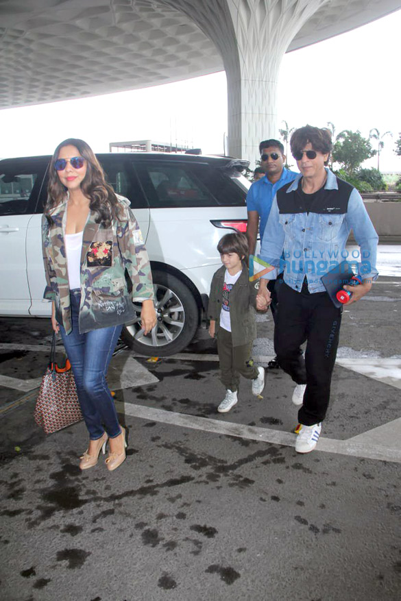 Photos: Shah Rukh Khan, Gauri Khan, AbRam Khan and others snapped at the airport