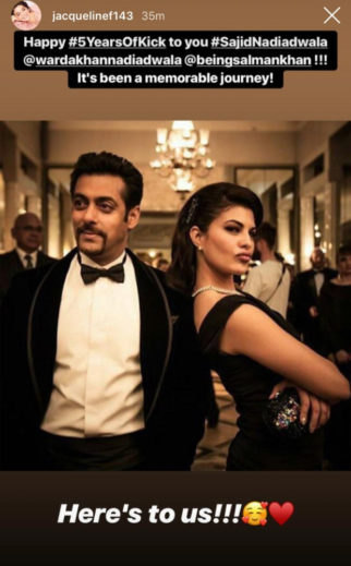 5 Years Of Kick: Salman Khan and Jacqueline Fernandez are all smiles in this unseen photo