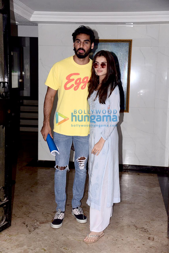 Photos: Tara Sutaria and Ahan Shetty snapped at Milan Luthria’s office Photos: Tara Sutaria and Ahan Shetty snapped at Milan Luthria's office