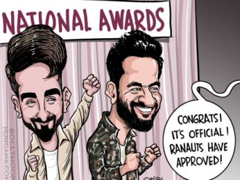 Bollywood Toons: Vicky Kaushal and Ayushmann Khurrana get National Awards for acting!