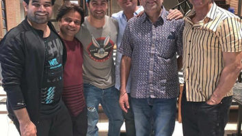 PHOTO: Varun Dhawan chills with the cast of Coolie No 1 in Bangkok
