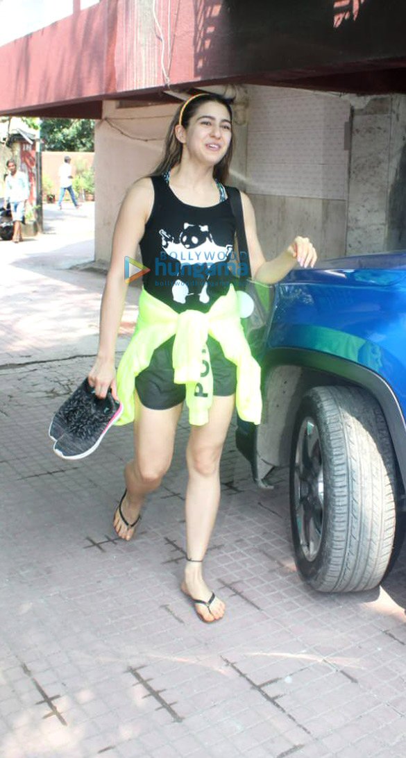 Photos: Sara Ali Khan and Daisy Shah spotted at the Pilates gym