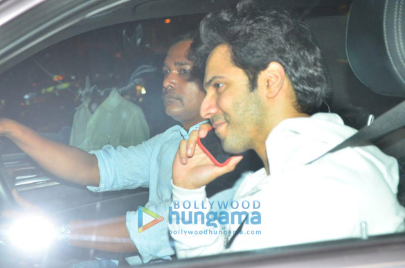Photos: Varun Dhawan and Aparshakti Khurrana snapped at the gym in Juhu