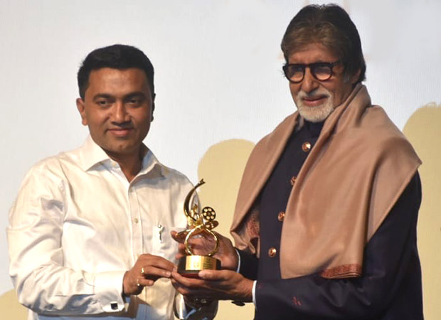 "When we sit inside a dark hall we never ask the caste, creed, colour of the person sitting next to us," says Amitabh Bachchan at the launch of IFFI 2019
