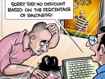 Bollywood Toons: Ayushmann Khurrana tackles baldness problem in Bala!
