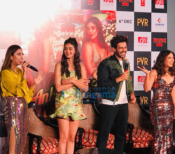Photos: Kartik Aaryan, Ananya Panday, Bhumi Pednekar and others grace the song launch of Pati Patni Aur Woh Photos: Kartik Aaryan, Ananya Panday, Bhumi Pednekar and others grace the song launch of Pati Patni Aur Woh