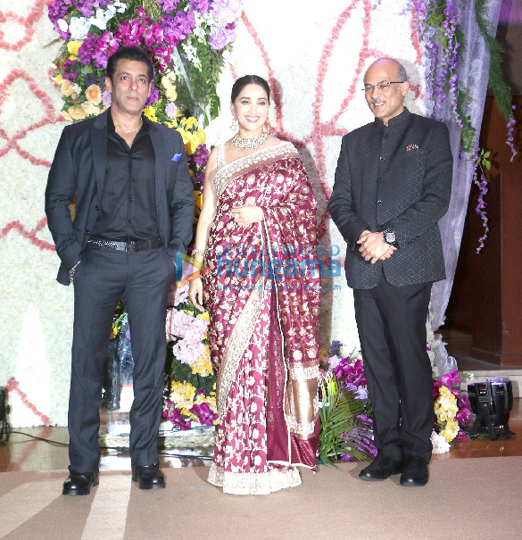 Photos: Salman Khan, Madhuri Dixit, Abhishek Bachchan, Anil Kapoor and others attend Sooraj Barjatya’s son Devansh Barjatya’s wedding reception