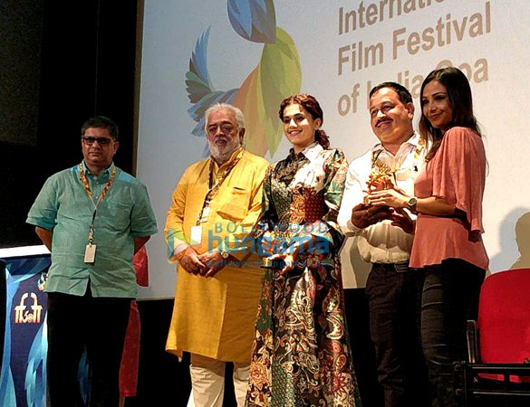 Photos: Taapsee Pannu snapped at 50th edition of IFFI, Goa