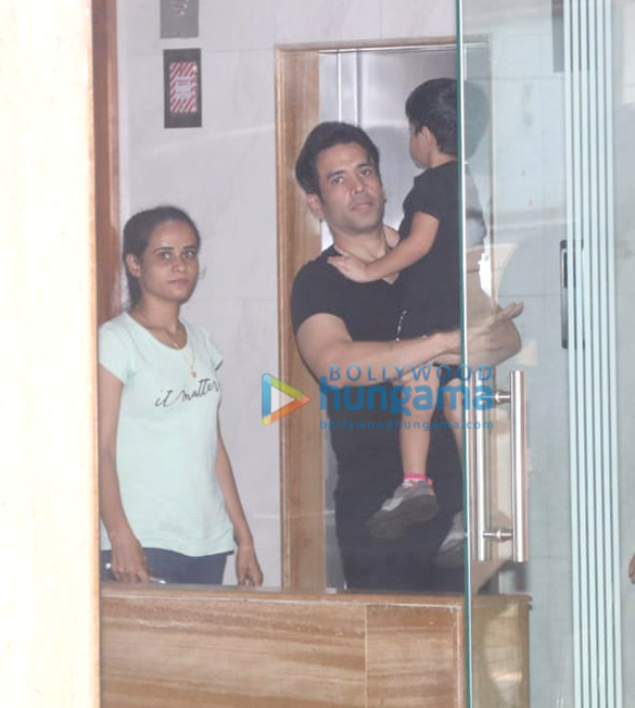 Photos: Tusshar Kapoor and Laksshya Kapoor spotted at a play school in Bandra Photos: Tusshar Kapoor and Laksshya Kapoor spotted at a play school in Bandra