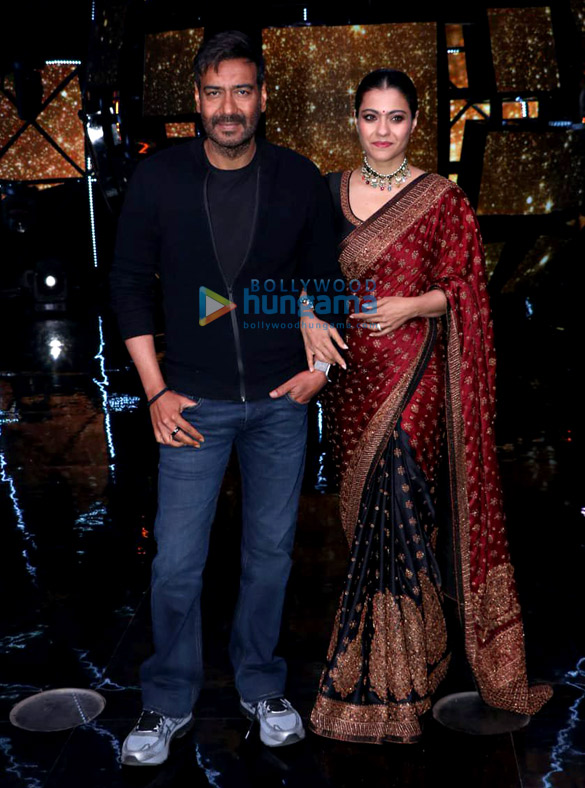 Photos: Ajay Devgn and Kajol snapped on sets of Indian Idol promoting their film Tanhaji: The Unsung Warrior