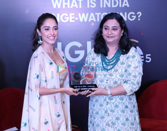 Photos: Nushrat Bharucha snapped at the High Five on Zee5 event
