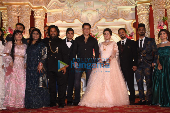 Photos: Salman Khan and others snapped at the wedding of makeup artist Raju Naag’s son