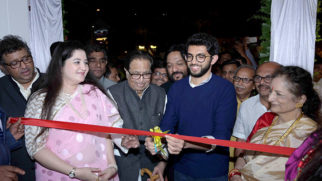 Aaditya Thackeray inaugurates Hridaynath Mangeshkar and family’s restaurant Sarjaa Restaurant